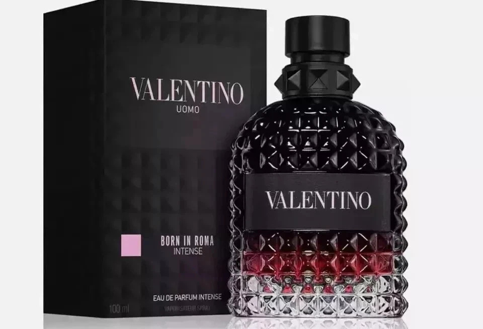 VALENTINO UOMO Born In Roma Intense EDP Spray 3.4 Oz / 100 ml Perfume for Men...