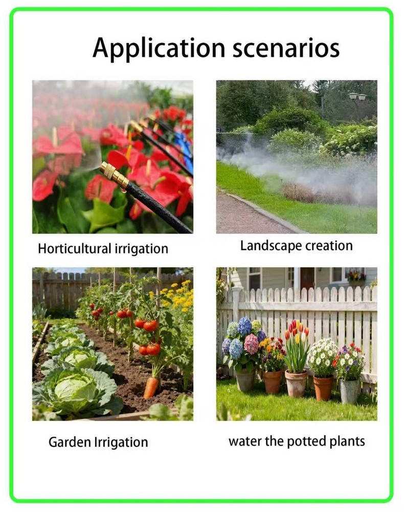 Drip Irrigation System,Automatic Garden Watering System, 360 Adjustable Mist ...