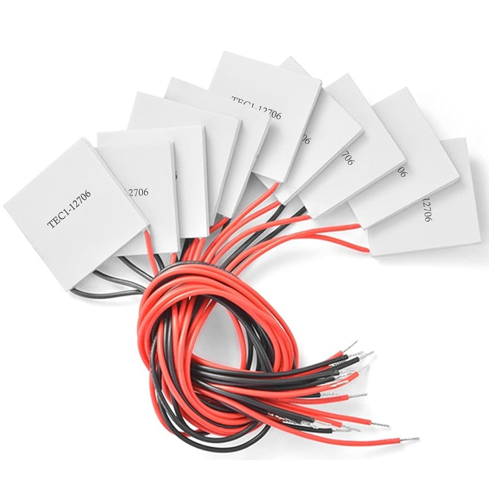 10-Pack Compact 40mm Peltier Thermoelectric Cooler Modules