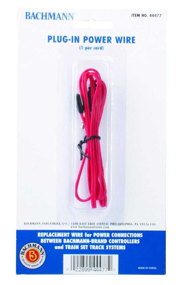 Trains - Plug-in Power Wire - RED