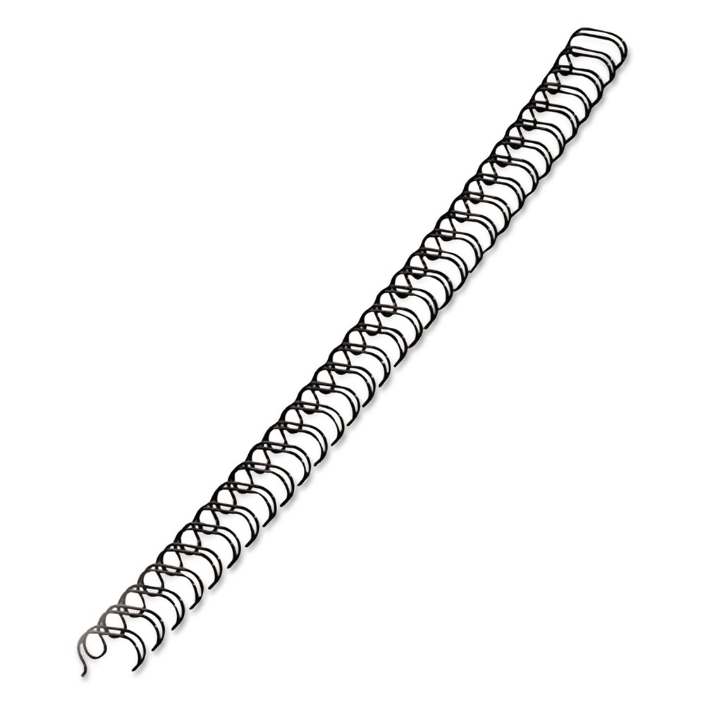 Fellowes� Wire Bindings, 1/4" Diameter, 35 Sheet Capacity, Black, 25/Pack