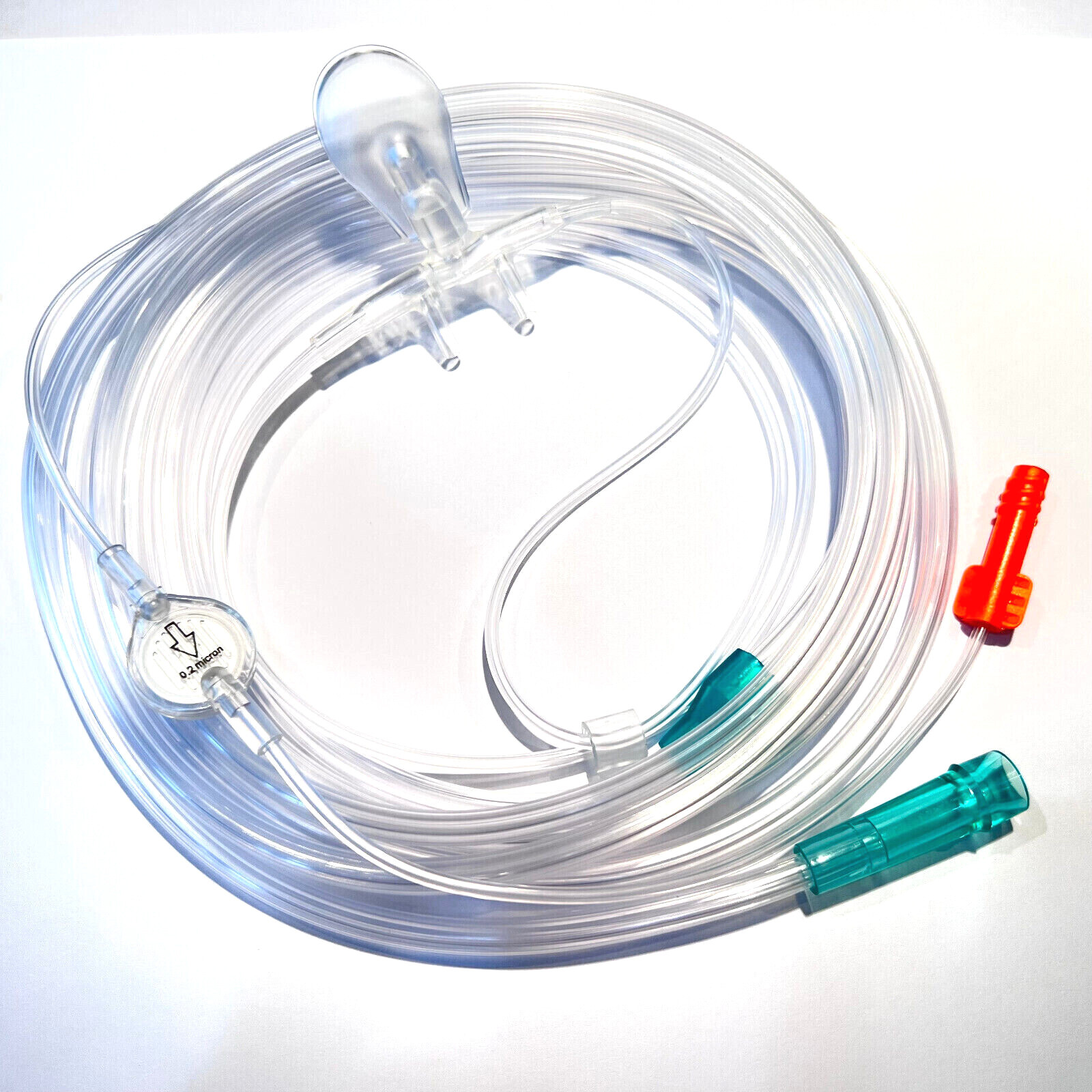 Adult Nasal Cannula with Filter CO2 O2 Dual for Oridion Microstream 009822 7ft