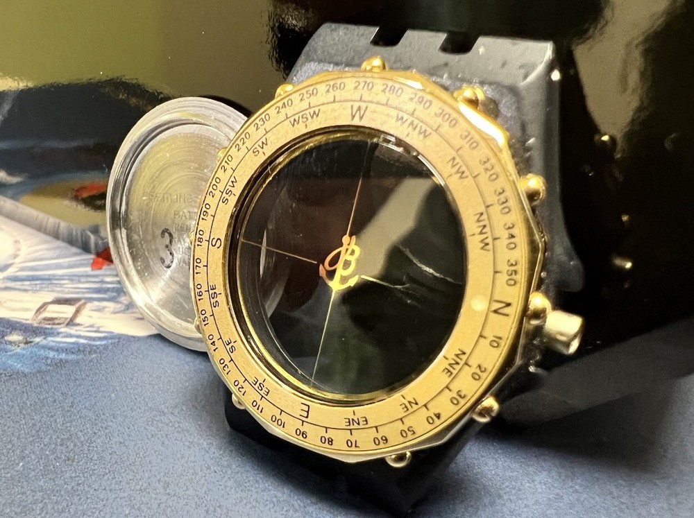 Mid 80's CASE Breitling Eric Tabarly Black Colab. Ref. 80790 28mm