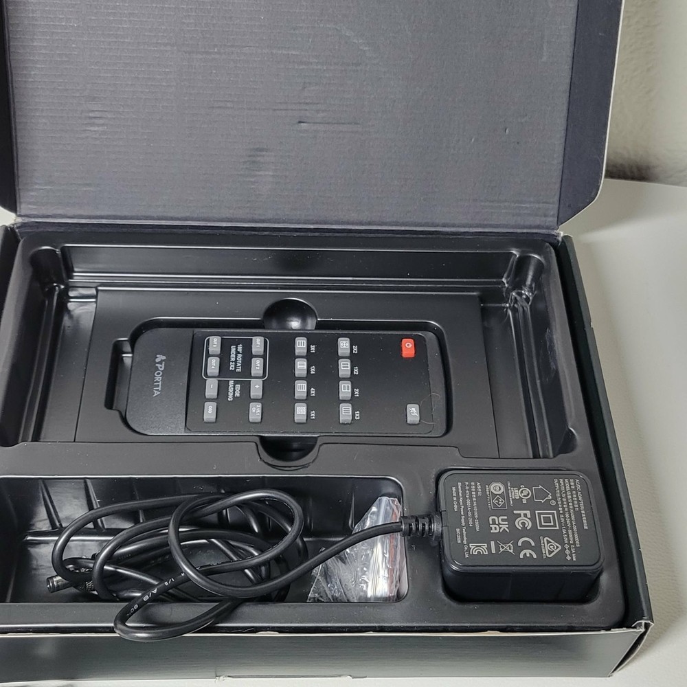 HDMI Video Wall Controller 2x2 4K Portta Video Wall Processor w/11 Splicing Mode