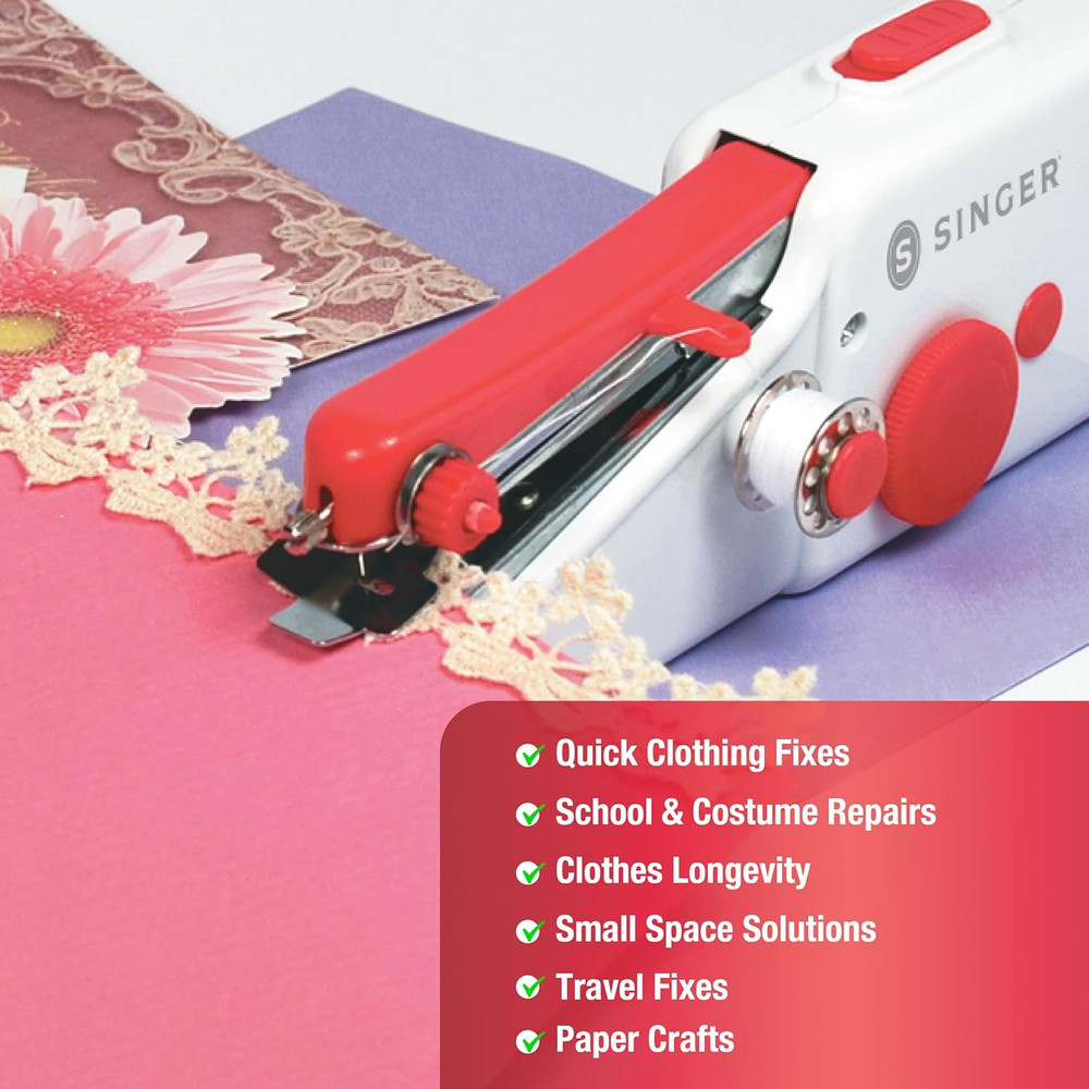 Stitch Sew Quick Portable Mending Machine - Single Thread Machine for Quick Repa