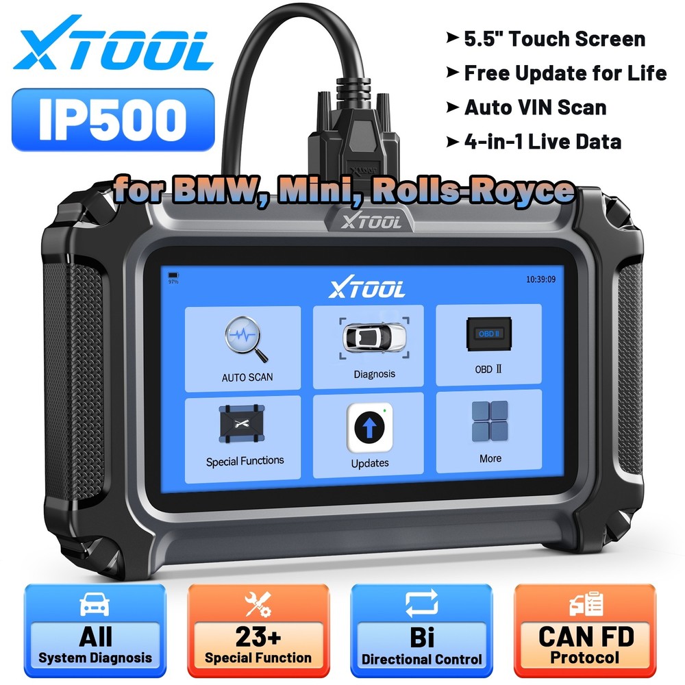 XTOOL IP500 OBD2 Scanner Full System Diagnostic Tool ECU Coding for BMW/Mini/RR