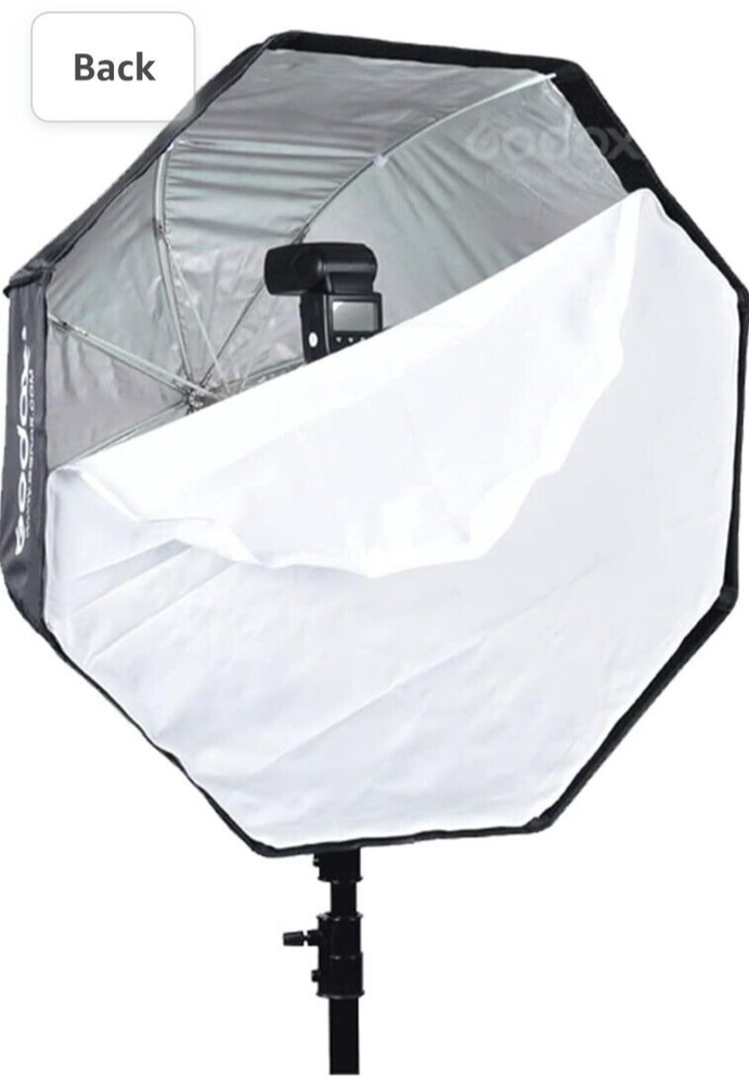 Godox Portable 95cm Octagon Umbrella Softbox ~ For Studio Flash Speedlight