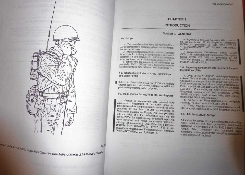 Radio Set AN/PRC-77 Reference Book