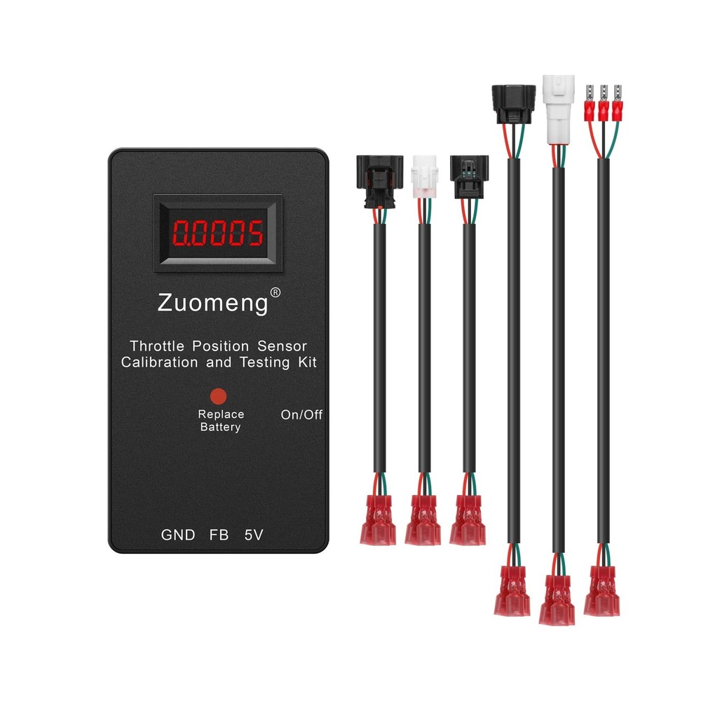 Throttle Position Sensor Adjustment and Testing Tool, Includes All Adapters, ...