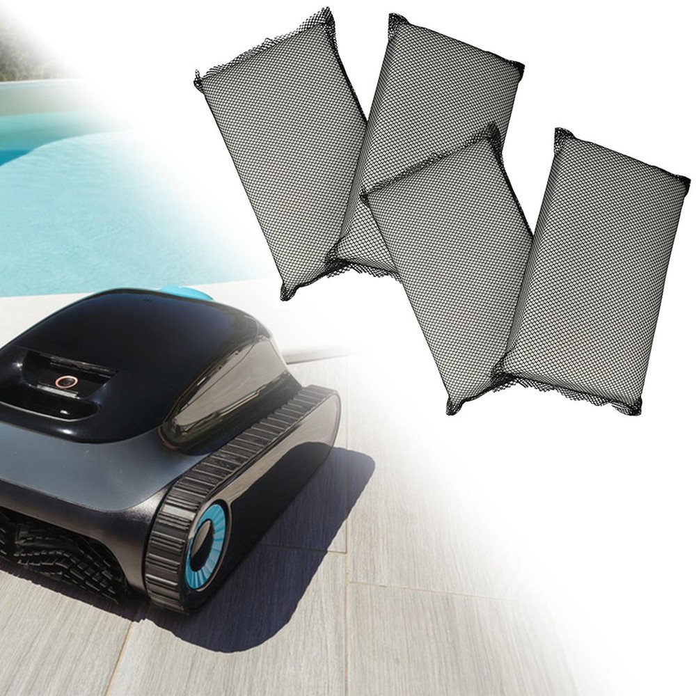 4x Robotic Pool Clean Filter Pads Replacement Washable