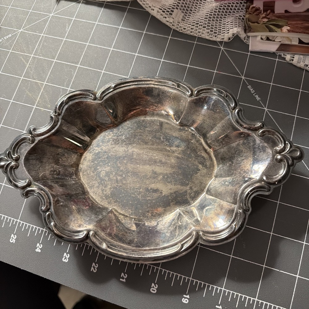 Vintage International Silver Company Silver Plated Trinket/nut/mints Dish USA