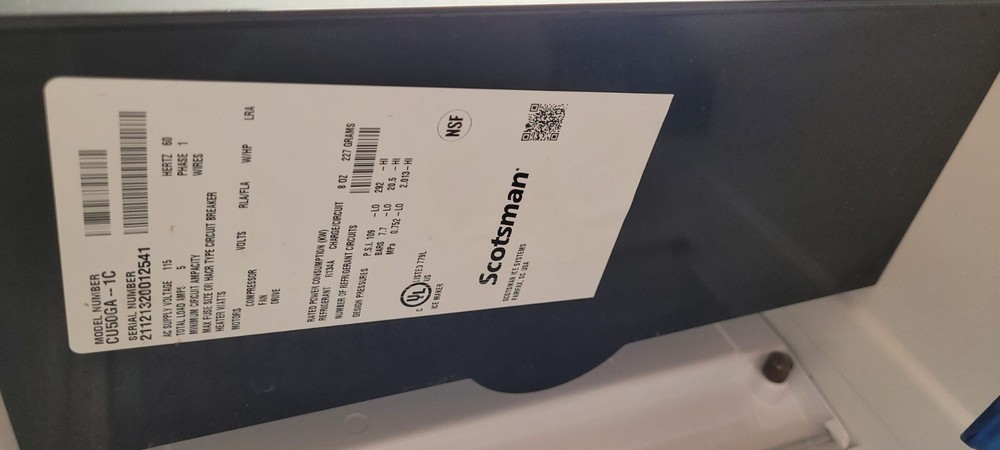 used commercial ice machine