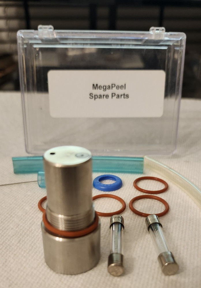 Mega Peel Silver Handpiece for Microdermabrasion Machine Additional Tips Include
