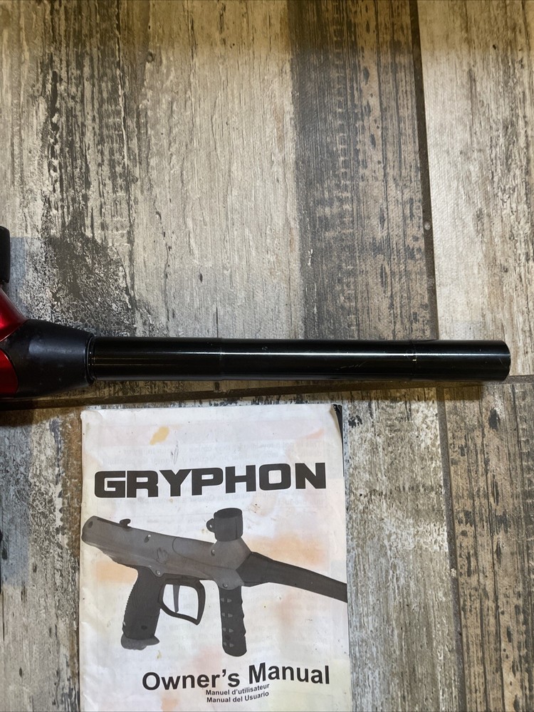Tippman Gryphon Basic Paintball Gun-Red Used Once