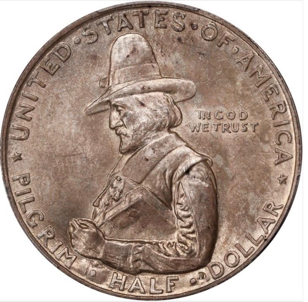 1920 Pilgrim Commem Half Dollar NGC MS64