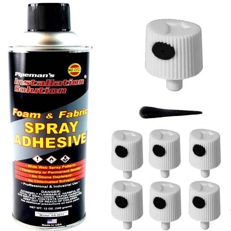 6 Spray Caps for Foam and Fabric Adhesive Spray - Spray Adhesive Glue