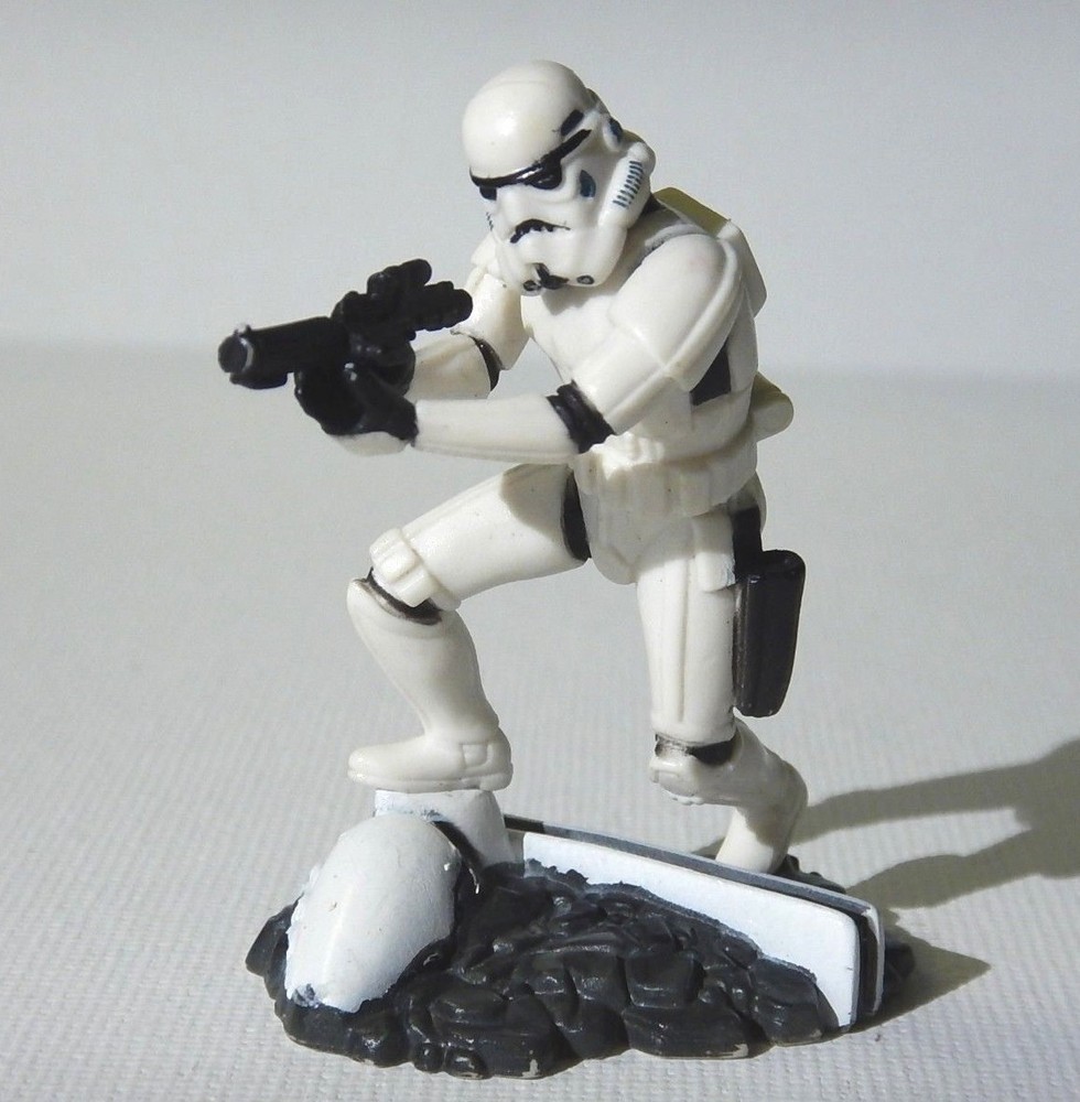 2006 LFL Hasbro Poseable Stormtrooper PVC 2.5" Cake Topper