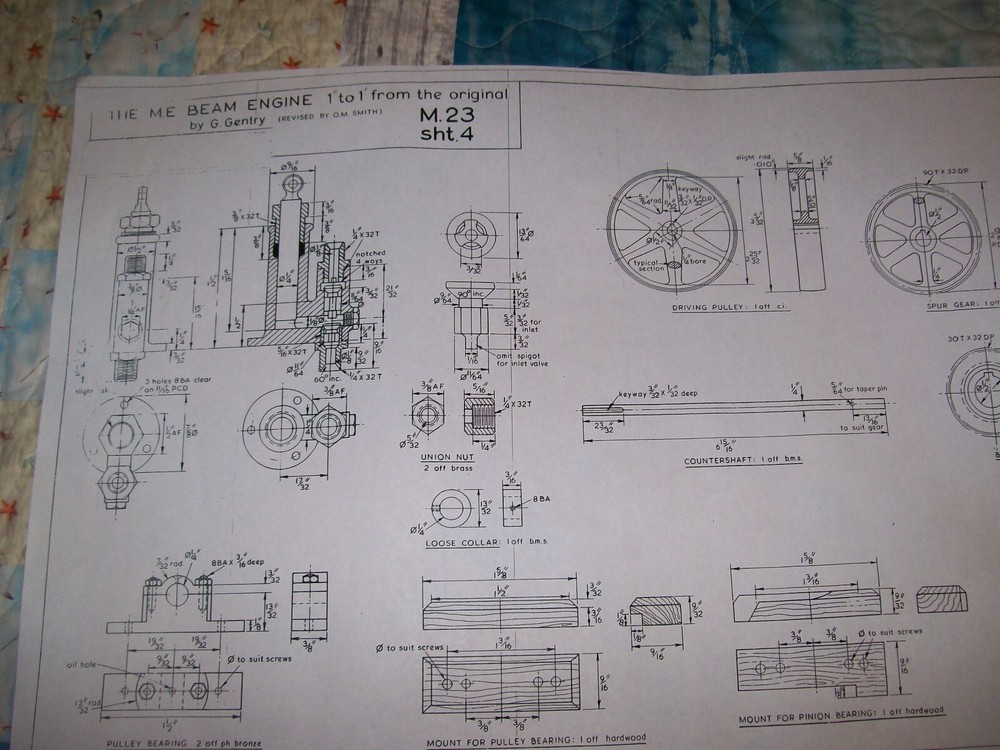 beam steam engine model plans
