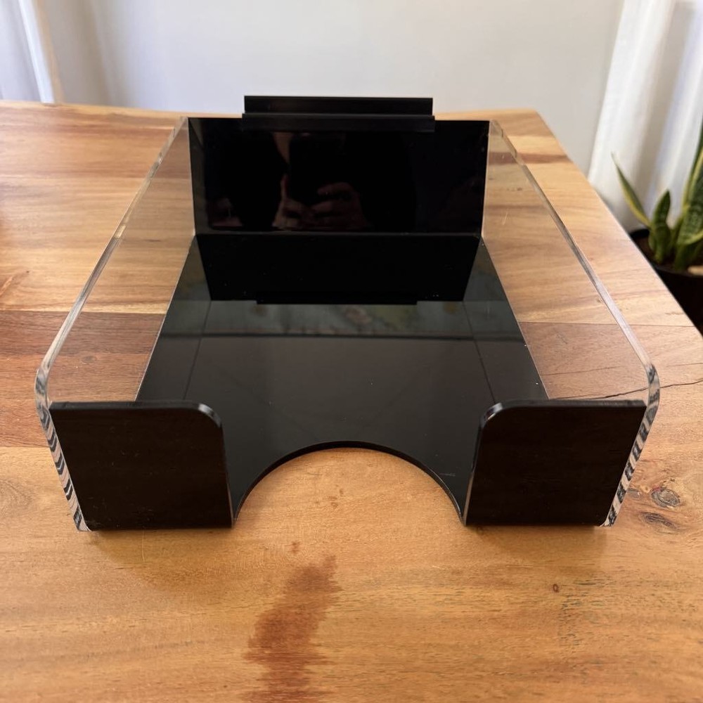 Gridwall Slatwall Acrylic Paper Trays Holders - Covers - Envelope Divider