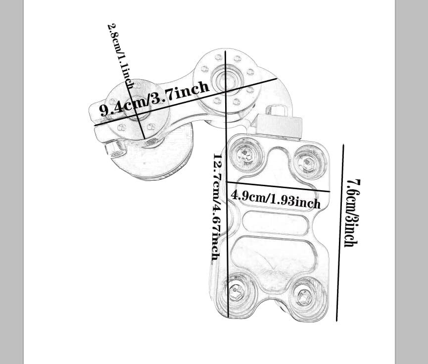Motorcycle Chain Adjuster Tensioner Tool
