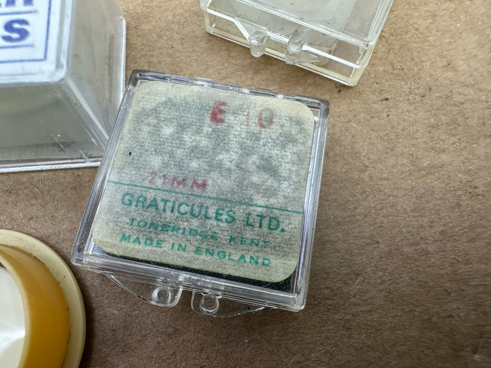 Lot of Vtg Microscope Lens Filters Glass Pearl Bausch Lomb Leitz Graf Apsco Etc