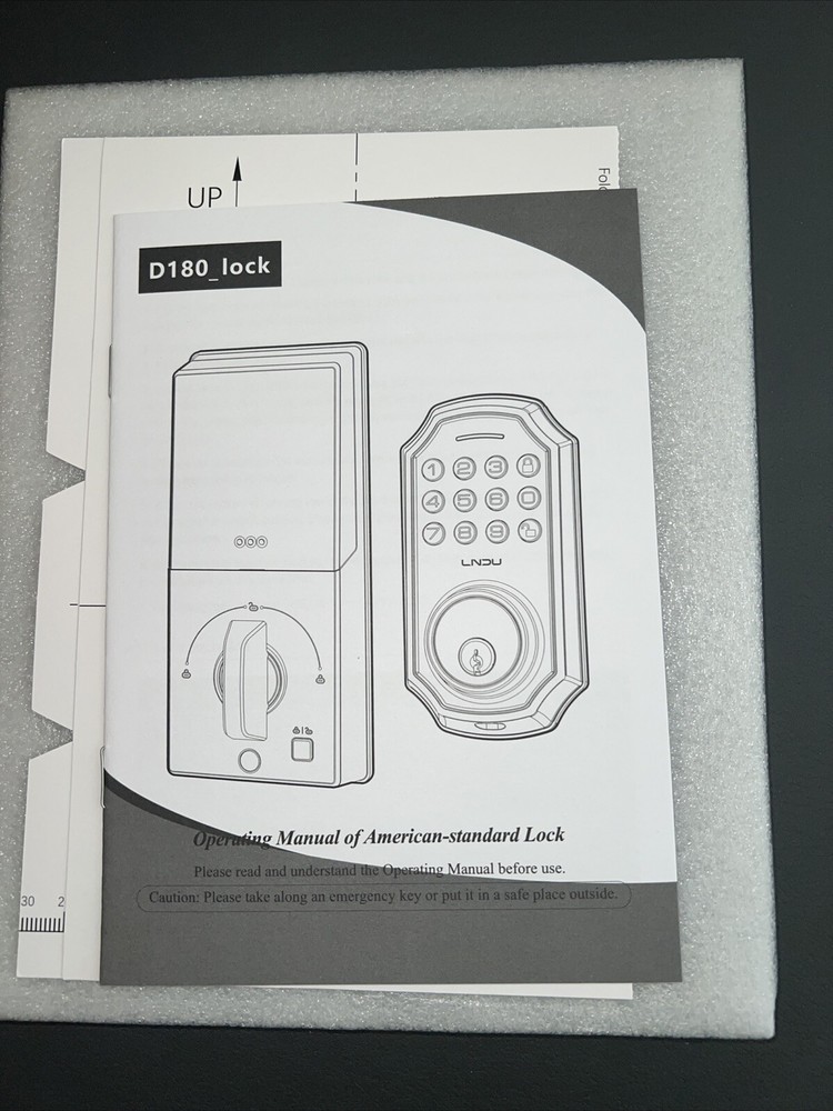 Smart Front Door Lock Set Electronic Keypad Deadbolt Keyless Entry 50 Codes D180