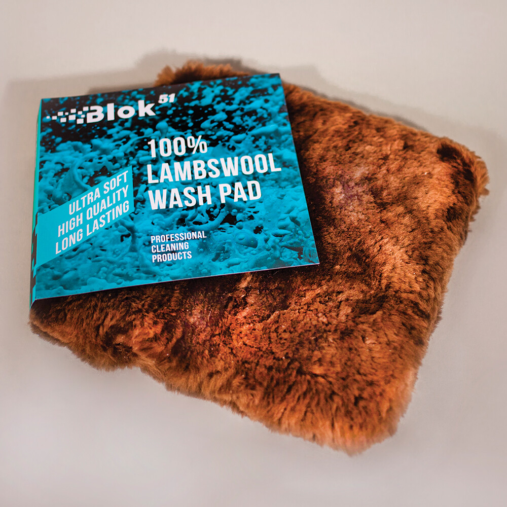 The Blok 51 Premium Extra Soft Wool Wash Pad
