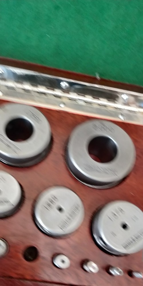 PRATT & WHITNEY Round Plug Gage Block set MASTER SET