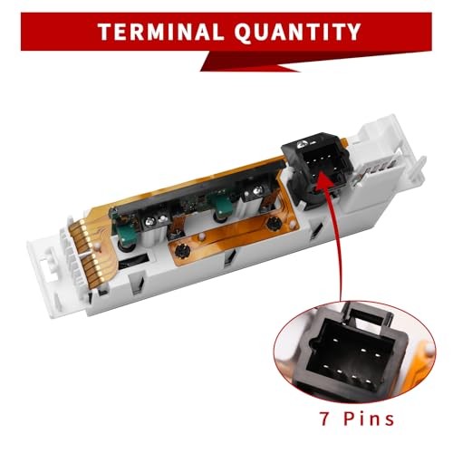 A/C Heater Climate Control Module with Rear Window Defogger Switch 599-006