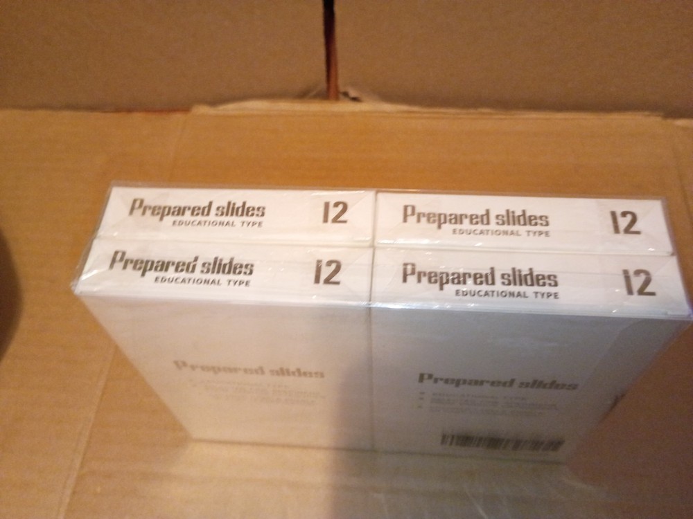 DIY Science Prepared Slides 48 Professional Type Microscope Slides NEW.