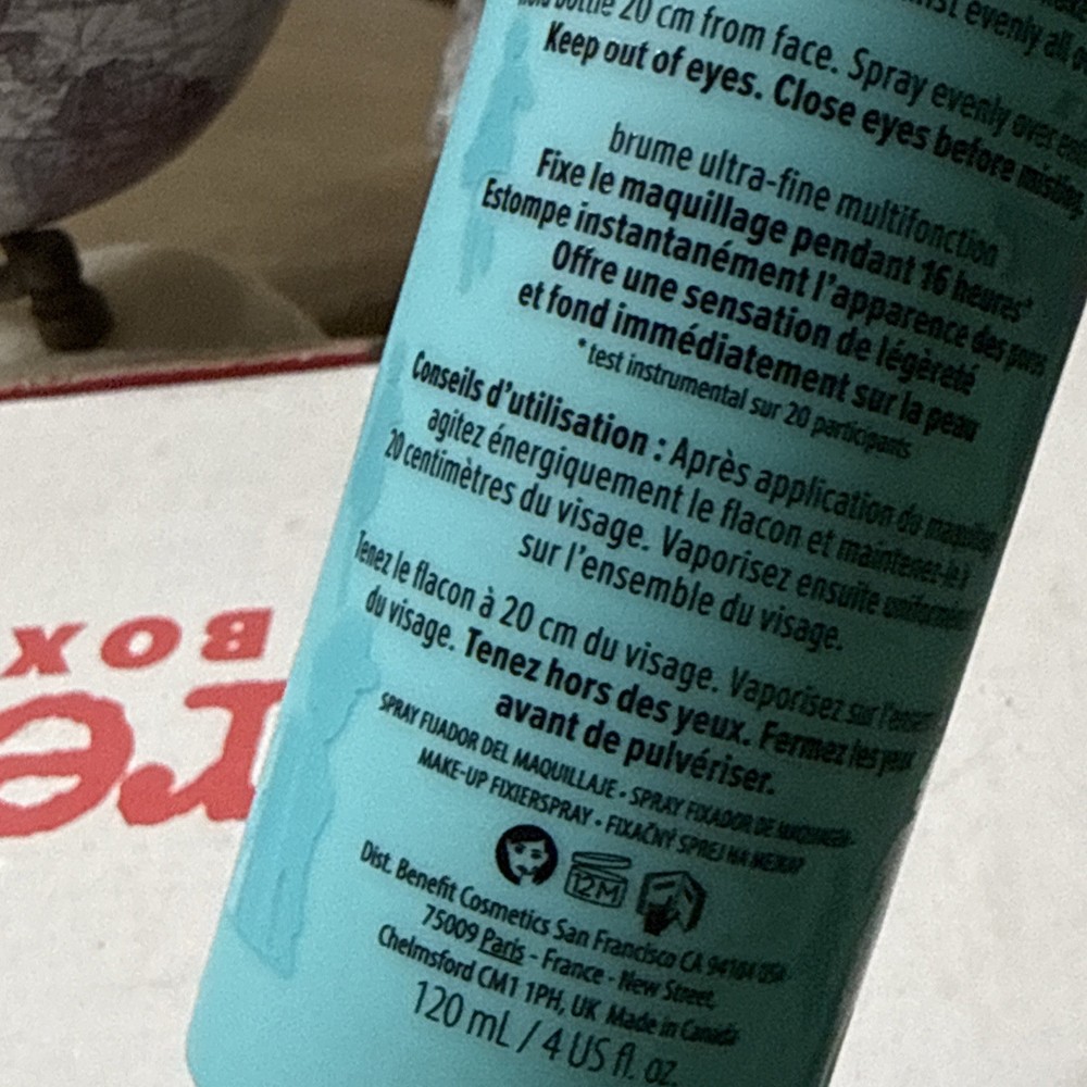 Benefit The POREfessional Super Setter Setting Spray – 120 mL | Full Size D4