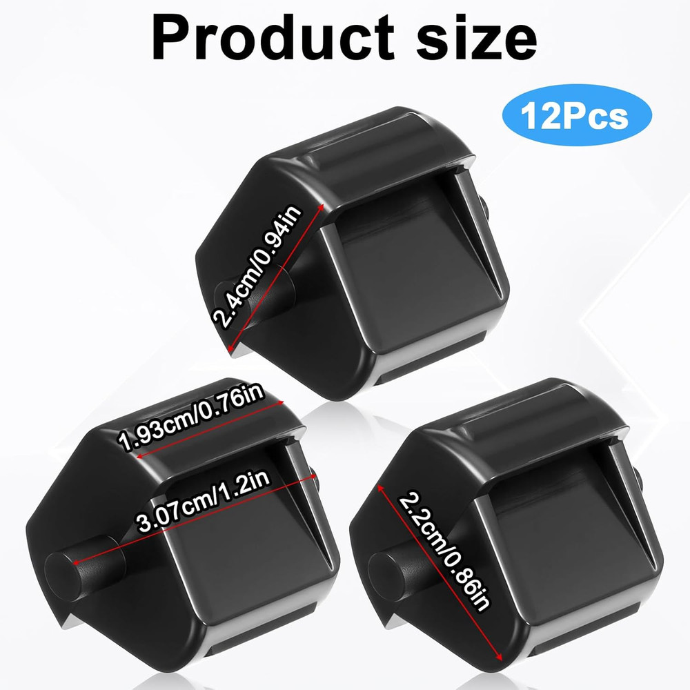 Tape Dispenser Replacement Core 12 Pcs Small Plastic Allocator Roll for 1Inch Tr