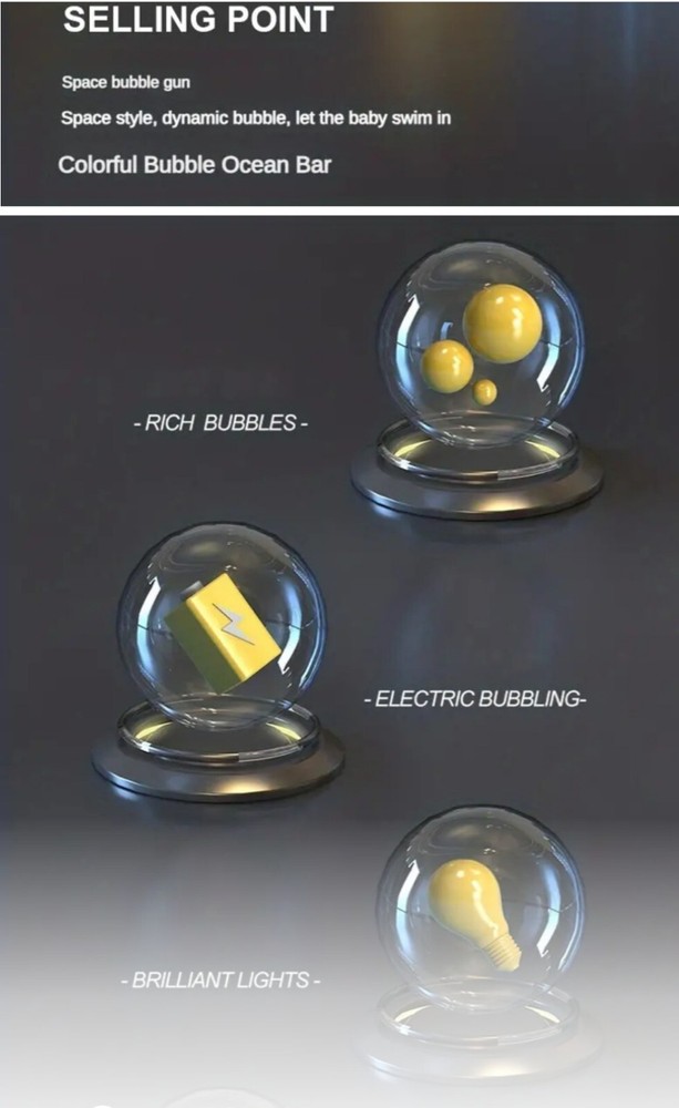 Rochet Bubble Gun Various colors