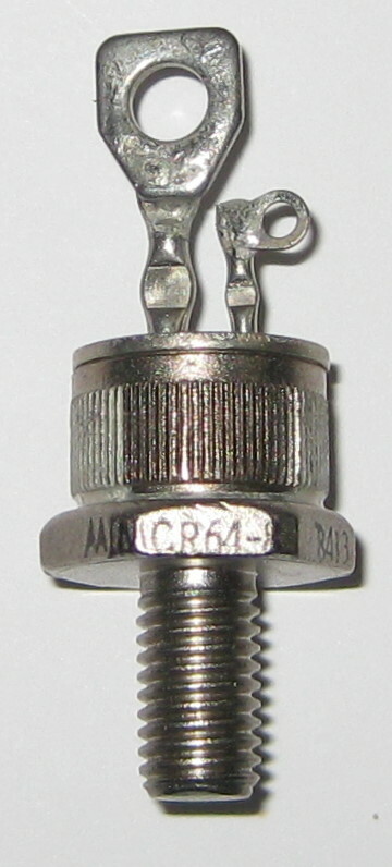 Motorola MCR64-8 Reverse Blocking Thyristor SCR - 600V - 55A - 1/4-28 Anode Stud