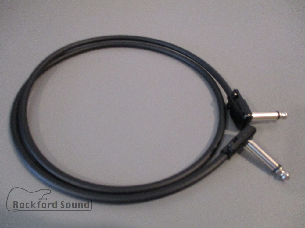 Mogami W2319 & Squareplug SP500BK Patch Cable - 1/4" Right angle to Right Angle