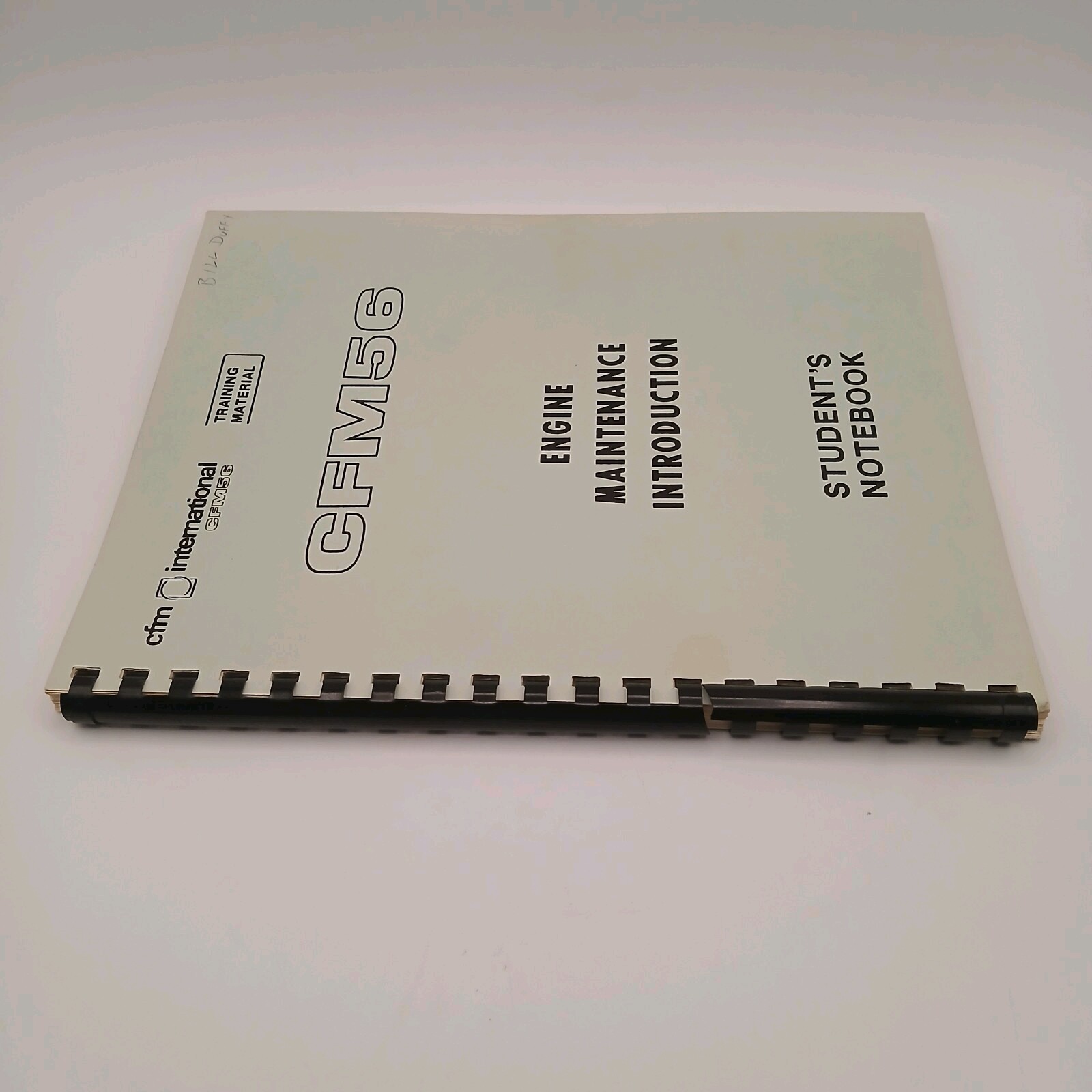Vintage CFM International CFM56 Engine Maintenance Introduction Student Notebook