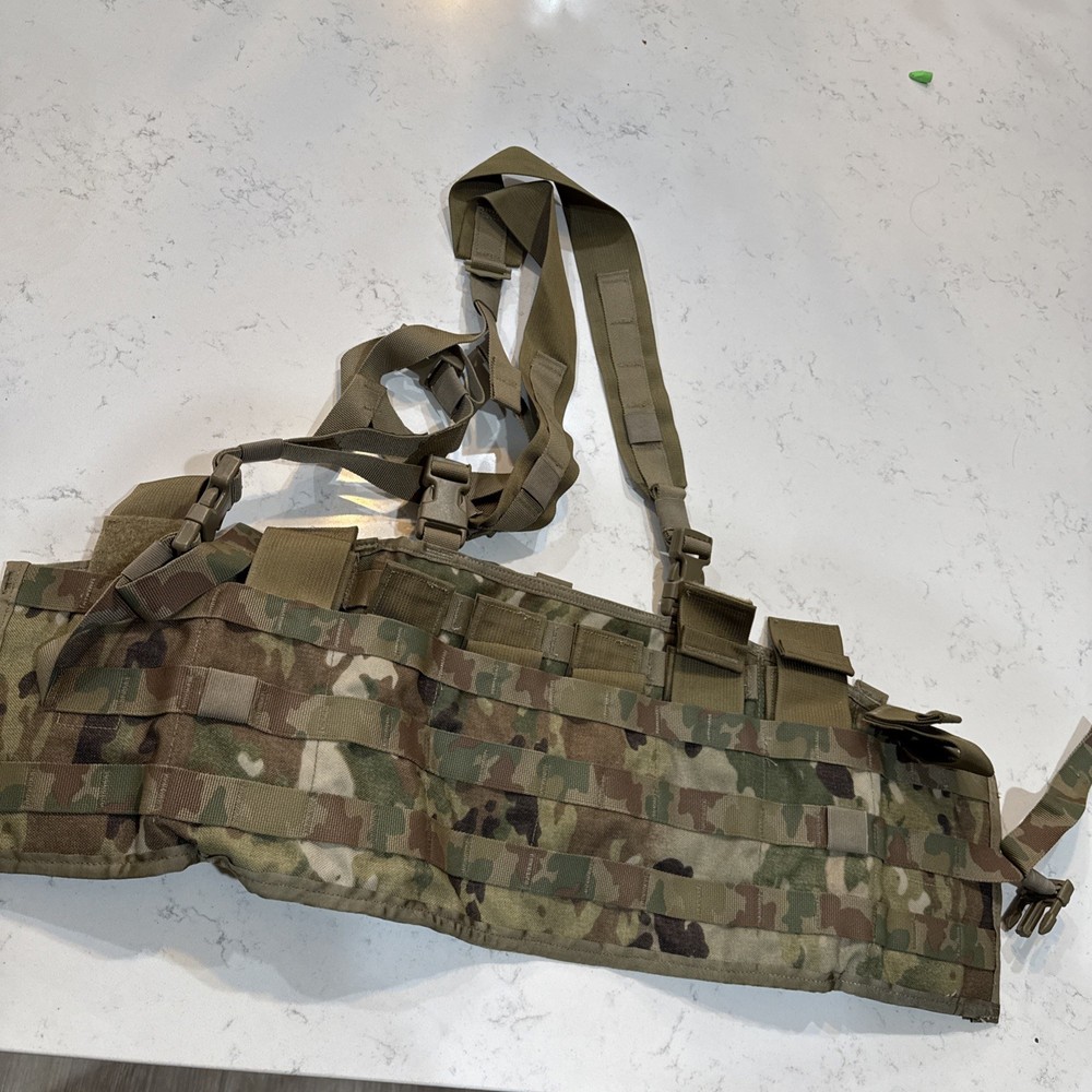 US Army Chest Rig With Attachments Multicam