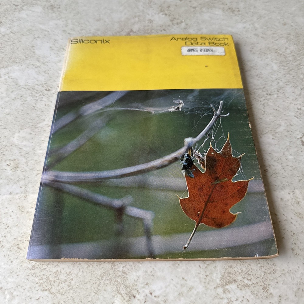 Siliconix Analog Switch Data Book 1976