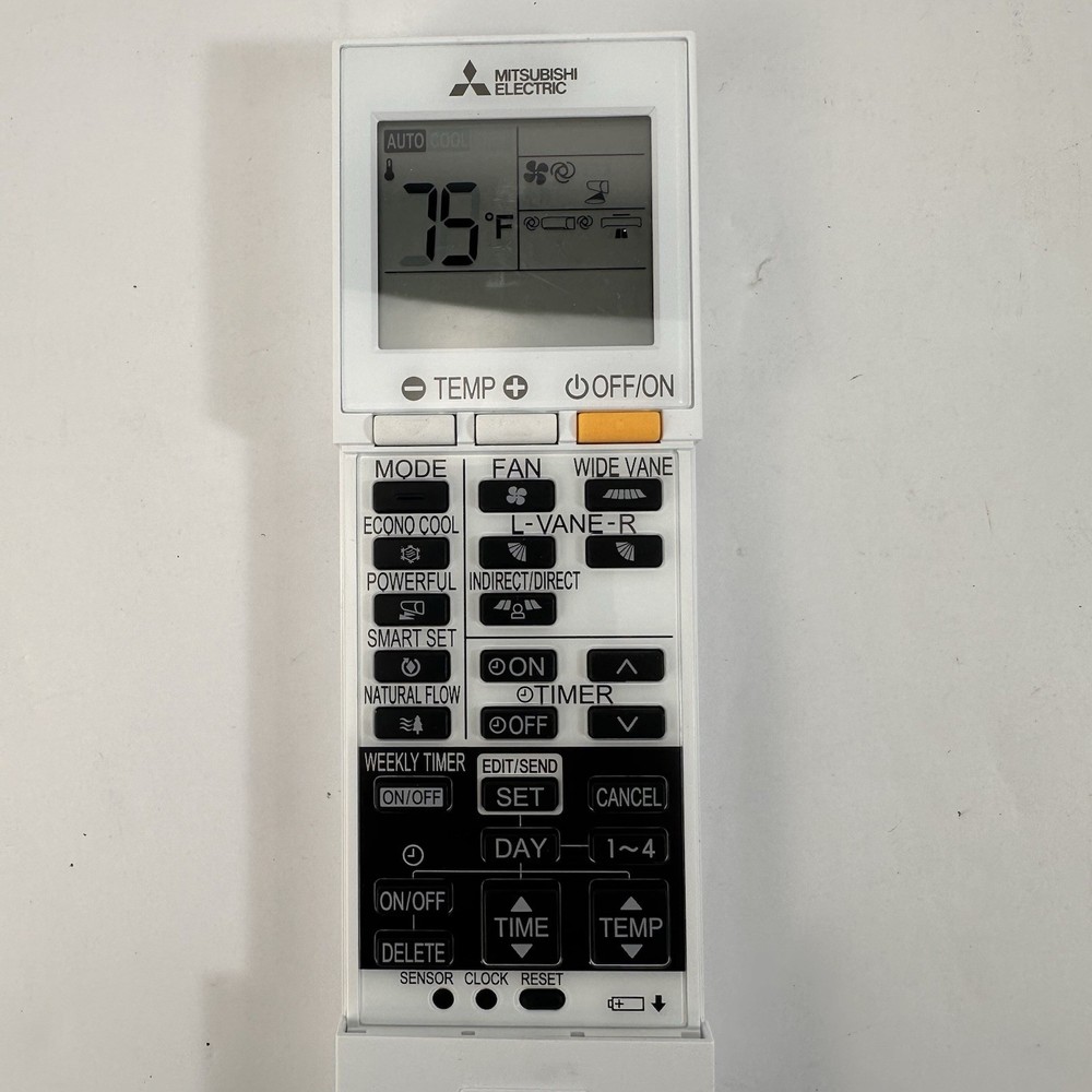 Genuine Mitsubishi Mini Split Remote Control ** SG20A **– Replacement Handheld