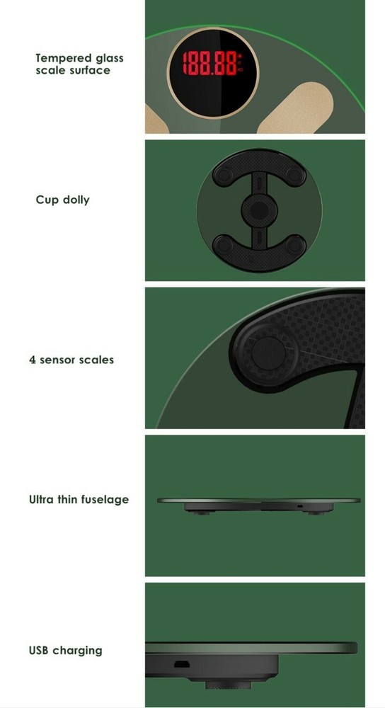 Bathroom Scale Advanced Smart Bluetooth Digital Scale HQ 180 kg max