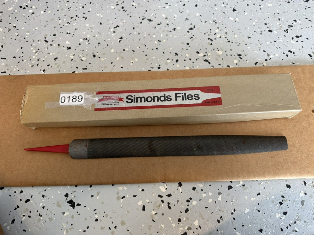 New Simonds 14” Half Round File, Smooth, 32600