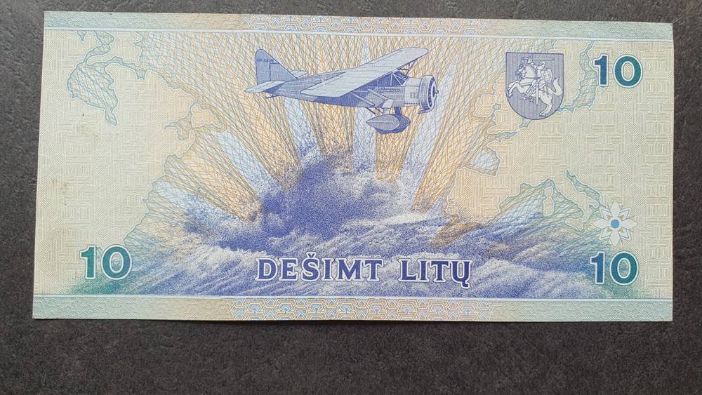 LITHUANIA 10 litu 1997, XF, P59