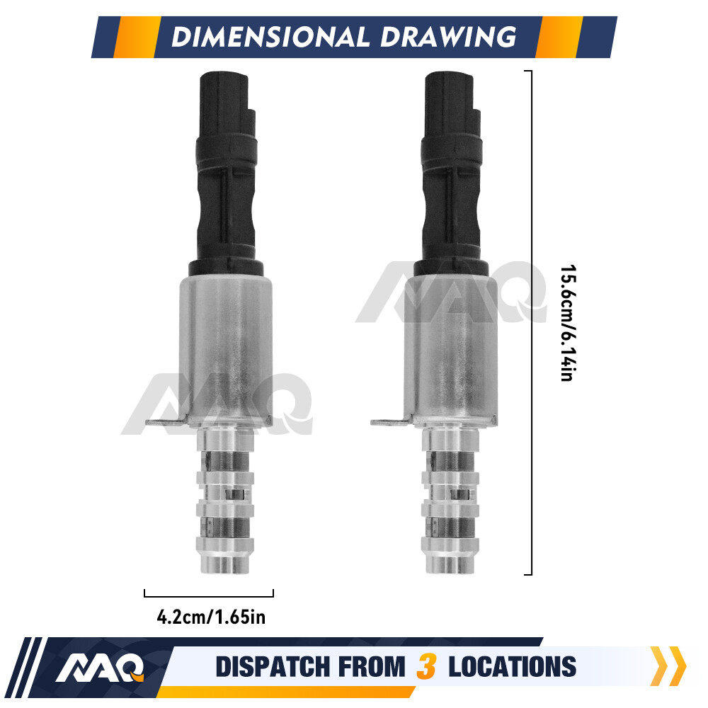 2X VCT VVT Variable Timing Solenoid Valve for Ford F-150 4.6L 5.4L 2004-2010
