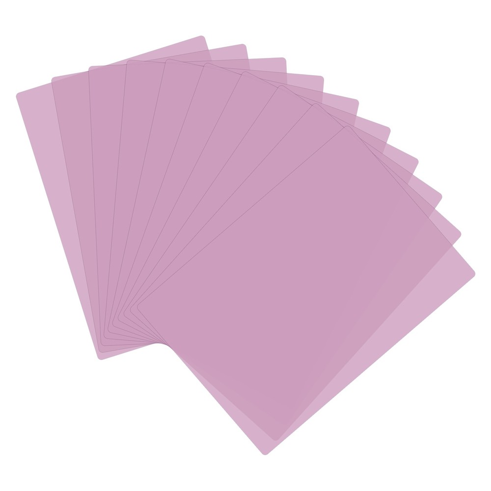 A4 Size Wizard Reading Sheet, 10 Purple Correction Filters