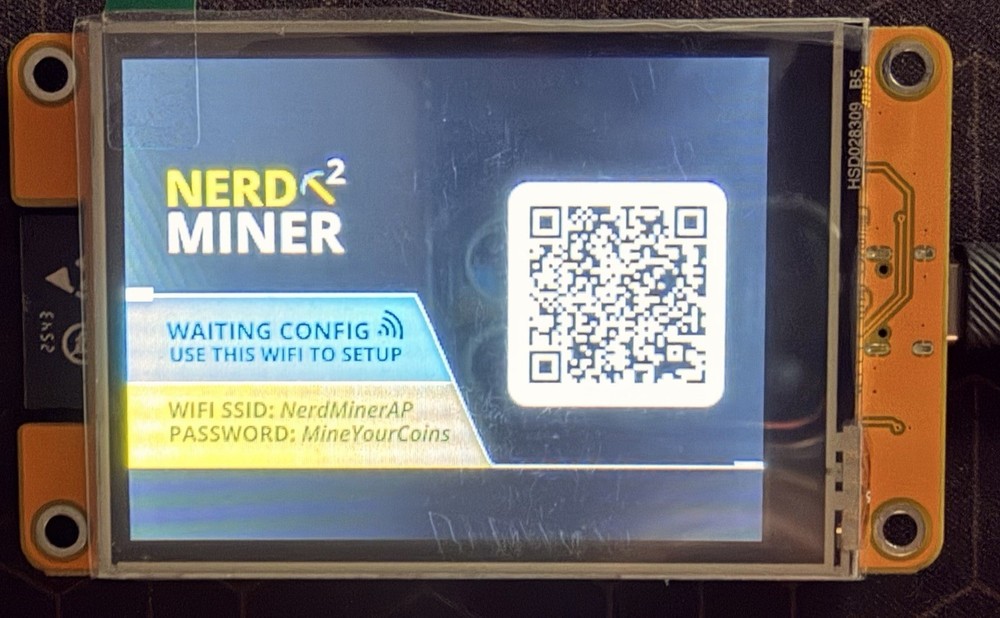 NerdMiner V2 Solo Bitcoin Lottery Miner 2.8" Smart Display