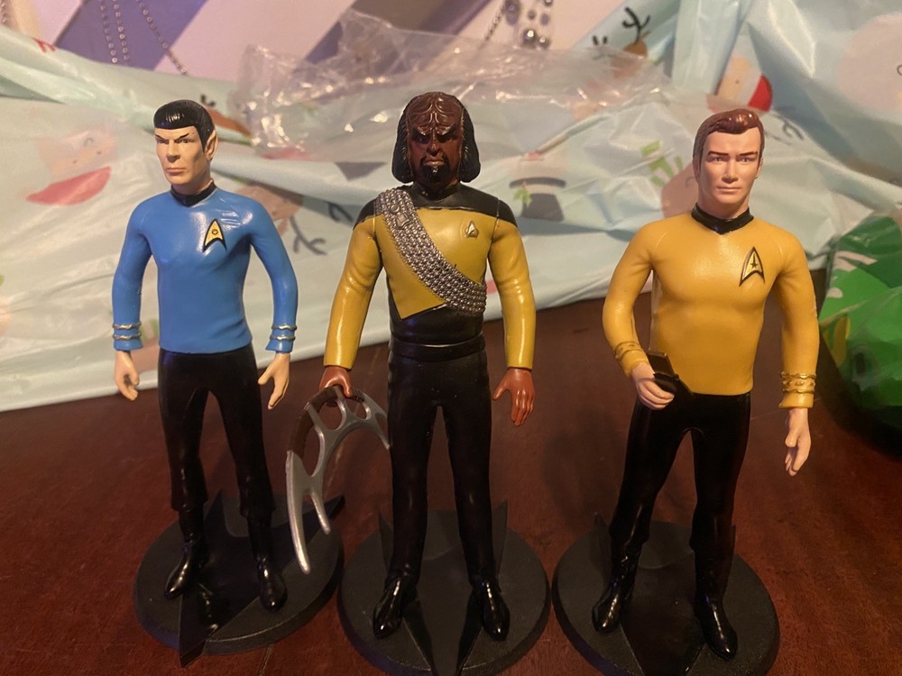 Bundle x3 The Noble Collection Star Trek Bendyfigs