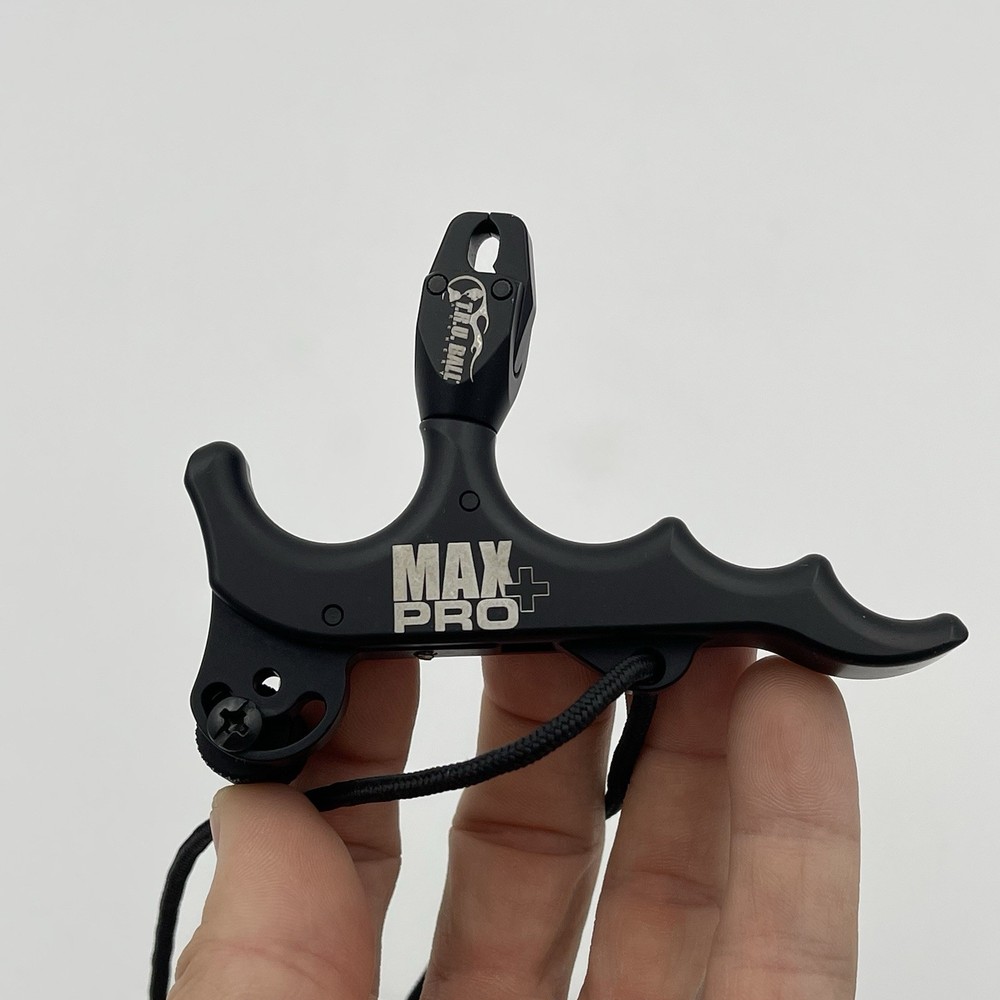 TRU Ball Max Pro Plus Bow Release - 4 Finger Black