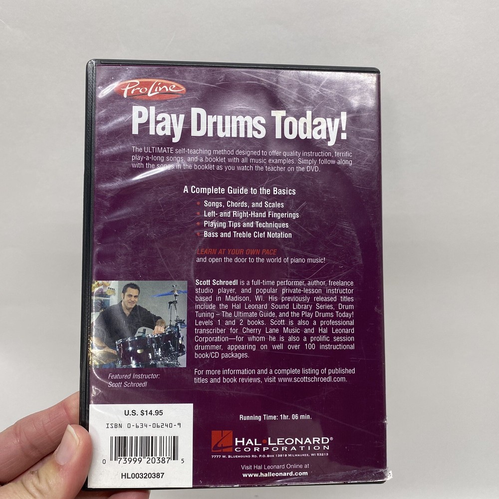 Pro Line Play Drums Today The Ultimate Self-Teaching Method DVD (A7)