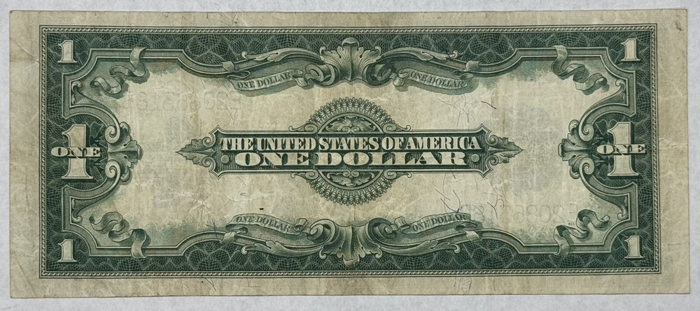 1923 $1 ONE DOLLAR “HORSE BLANKET” SILVER CERTIFICATE LARGE SIZE NOTE