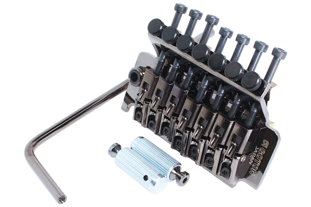 GOTOH GE-1996T7/33mm TB 7-String Locking Tremolo Bridge - Cosmo Black